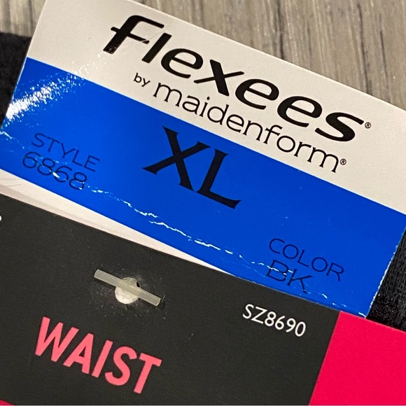 Flexees Maidenform Shapewear Firm Control Waist Nipper Size XL Black Floral NWT - Picture 5 of 11